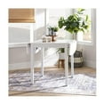 thumbnail image 2 of Linon Ervin Square Space Saving Drop Leaf Table in White Rubberwood, 2 of 10