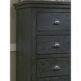 thumbnail image 2 of Progressive Furniture Willow 9 Drawer Wood Dresser and Mirror Distressed Black, 2 of 3