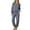 Blue, variant on FAIWAD Fleece Pajama Sets for Women 2 Piece Long Sleeve Tops Elastic Pants Soft Sleepwear Outfits