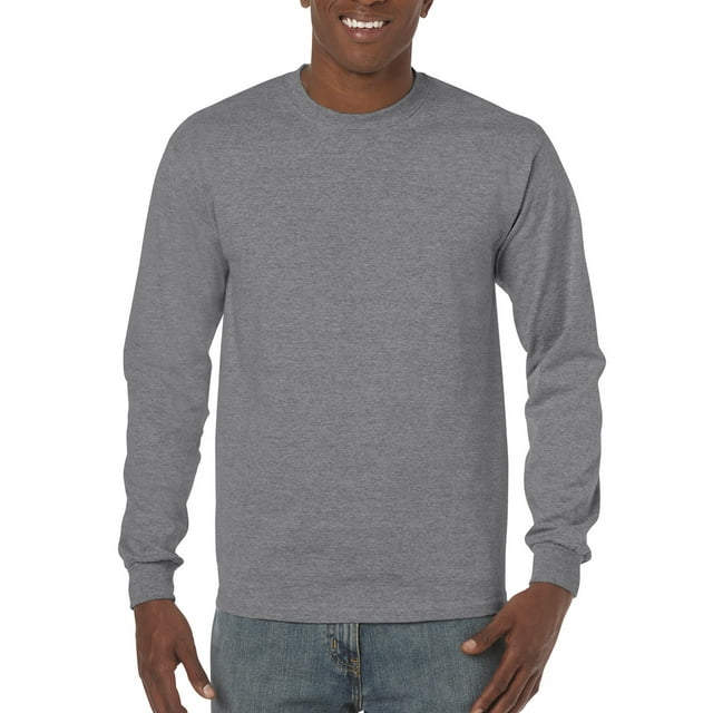 Gildan - T-Shirt à Manches Longues en Coton Épais