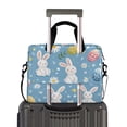 thumbnail image 2 of FORMRS 16" Laptop Bag Carrying Sleeve Case with Handle Travel Shoulder Briefcase, Cartoon Easter Bunnies, 2 of 8