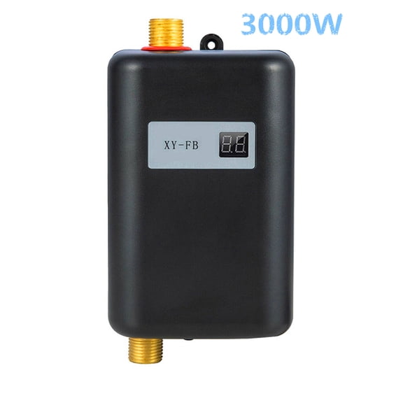 YURSIN 3000W 110V Instantaneous Tankless Electric Water Heater Hot Water Heater Whole House Tankless Boiler Constant Temperature Heating for Kitchen and Bathroom