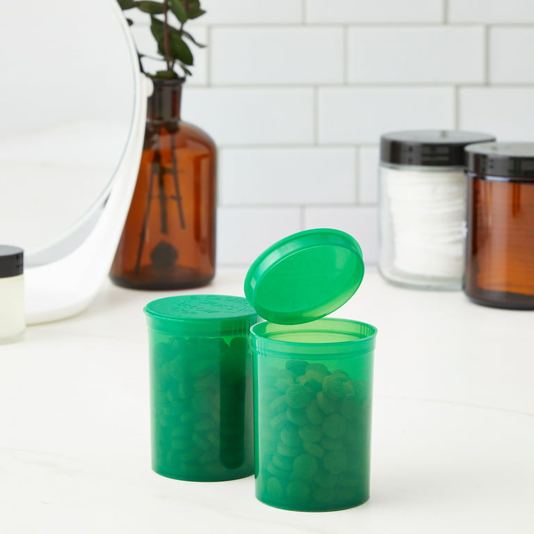 30 Dram Pop Top Container, Pill Box Container, Pill Herb Bottle