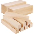 thumbnail image 1 of 10 Pcs Carving Wood Blocks Whittling Wooden Blocks Unfinished Basswood Blocks for Carving Beginners and Professional, 1 of 3