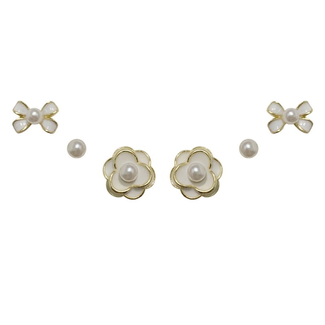 Pendientes de botón para mujer, pendientes de botón de principios de primavera, pendientes de botón de oro, logre más