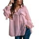 thumbnail image 1 of Vestidos Casuales Para Mujer, Blusas De Mujer De Moda Camisa de lino de manga larga de color liso para mujer, de verano y otoño, 1 of 9