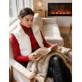 thumbnail image 4 of Shiyifa Veste Courte à Col Montant avec Fermeture Éclair pour Femmes, 4 of 7