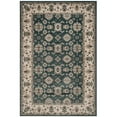 thumbnail image 2 of SAFAVIEH Lyndhurst Frances Traditional Bordered Area Rug, Teal/Cream, 6' x 9', 2 of 5