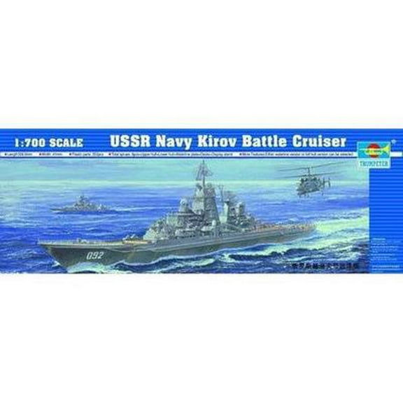 Trumpeter 05707 1/700 USSR NAVY Kirov Battle Cruiser plastic model kit