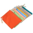 thumbnail image 6 of 10pcs/lot Natural Cotton Bags 7x9 9x12 10x15 13x18cm Wedding Gift Candy Jewelry Organizer Packaging Bag Drawstring Sachets Peach 7x9cm, 6 of 6