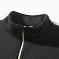 thumbnail image 5 of Dagegui Men's Fleece Lined Jackets Full Zip Stand Collar Jacket Lightweight Windproof Coats with Zipper Pockets Black XXL, 5 of 9