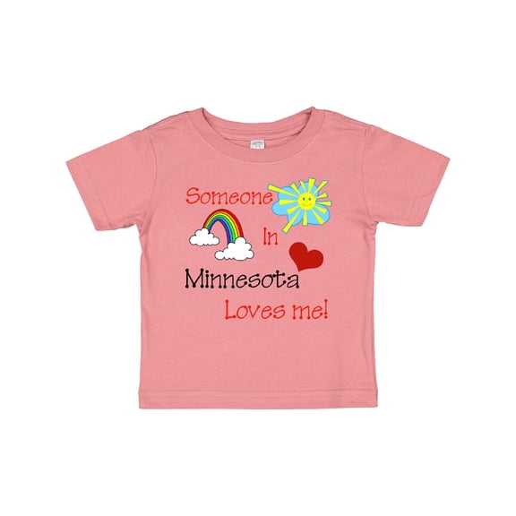 Inktastic Someone in Minnesota Loves Me Boys or Girls Baby T-Shirt