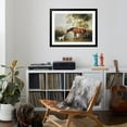 thumbnail image 4 of Art.com Bay Horse and White Dog Art Print by George Stubbs, Black Frame Wall Art, 40" x 32", 4 of 5