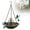 Black, variant on Hanging Solar Bird Bath Fountains, Solar Powered Cascading Outdoor Water Fountain, Hanging Bird Bath with Flowing Water, Decorative Garden Yard Patio Bird Bath Fountain