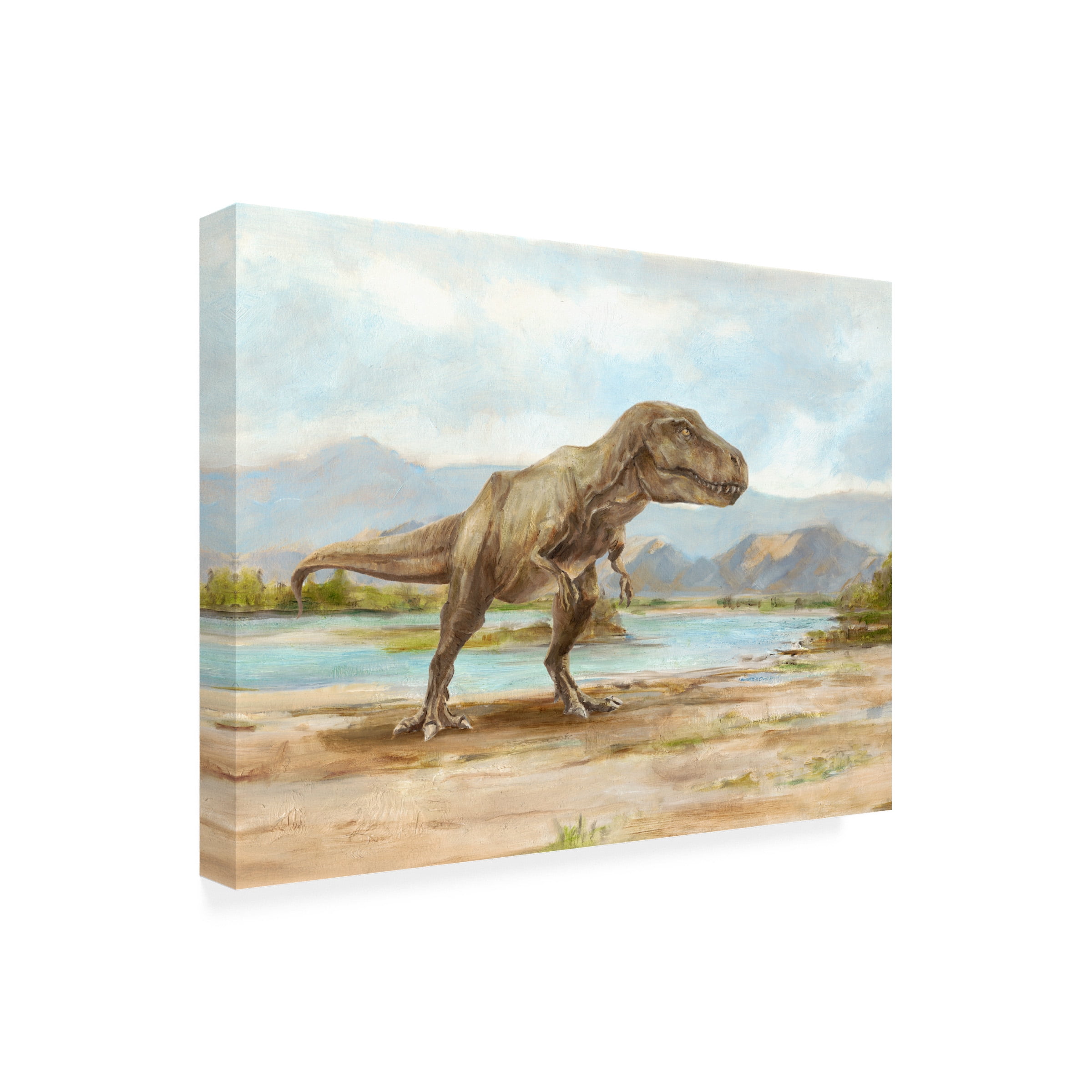 Ethan Harper 'Dinosaur Illustration III' Canvas Art