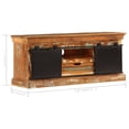 thumbnail image 4 of vidaXL Meuble TV 110x30x45 cm en Bois Massif de Récupération, 4 of 5