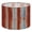 Color 2, variant on Linen Drum Lampshades Rusted Corrugated Metal Wall Weathered Industrial Texture 13"x13"x10" Light Shade for Table Lamps Floor Lamp Shades Lampshade Replacement Assembly Required