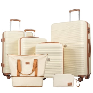 IZOD Hyman Expandable ABS Hard Shell Luggage Set - Durable ABS