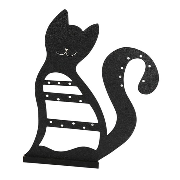 FVDPWYE Earring Holder Organizer Jewelry Organizer Jewelry Rack Earring Display for Desk Black