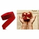 thumbnail image 5 of Adornos navideños, regalos navideños, cinta roja de terciopelo rojo oscuro de 16 mm, cinta decorativa para regalo, cinta fina de tela para bodas, bautizos y cumpleaños, regalos de San Valentín., 5 of 8