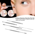 thumbnail image 2 of Stainless Steel Ear Pick Set Curette Ear Wax Remover Spiral Spring Earpick Ear Cleaner, 2 of 4
