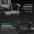 thumbnail image 6 of JONPONY Ergonomic Gaming Chairs,Office Chair,High Back Computer Chair,Adjustable 360° Swivel Chair with Headrest and Lumbar Support ,BLACK GREY, 6 of 10