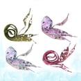 thumbnail image 2 of 4 Paires de Lacets de 120cm Lacets Transparents Imprimés Fleuris Élargis (Rouge Vert Bleu Violet), 2 of 6
