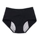 thumbnail image 4 of Minnieouse Calzoncillos para mujer, ropa interior lavable reutilizable de Color sólido para niñas, bragas Chinlon con cintura elástica Negro 5XL 10piezas, 4 of 6
