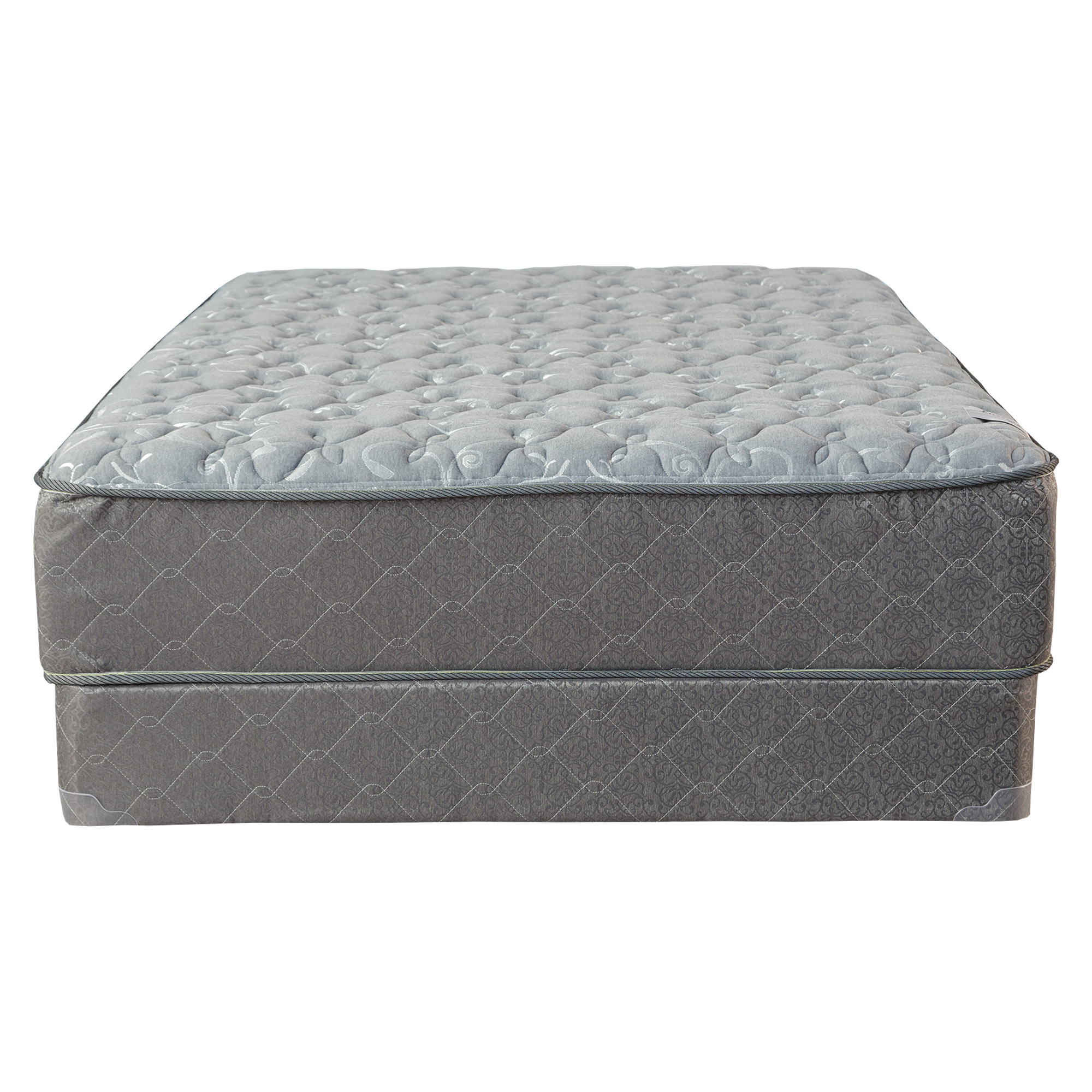 GOWTUN 11-Inch Firm Foam Encased Euro Top Gel Infused Mattress and 8-Inch Wood Box Spring/Foundation Set, No Assembly Required, King Size