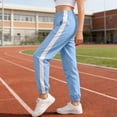thumbnail image 2 of Girls' Sweatpants Straight Leg Casual Baggy Joggers Loose Athletic Lightweight Pants with Pocket 6-12 Months 12-24 Months 2t 3t 4t 5t 6t 7t 8t 9t Children(Light Blue,1-2 Years), 2 of 8