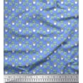 thumbnail image 1 of Soimoi Cotton Voile Fabric Pot & Cactus Tree Print Sewing Fabric Yard 56 Inch Wide, 1 of 1