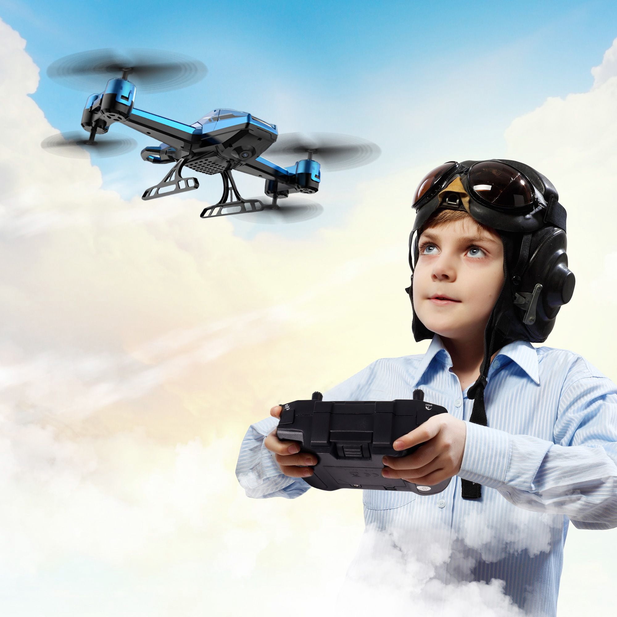 RC Helicopter - Remote Control Helicopter for Adults.& Kids, RC Plane with 2 Rechargeable Batteries, Indoor & Outdoor Airplane for Beginners