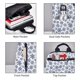 thumbnail image 3 of Disketp Dark Blue Snowflakes Mochila Ligera e Impermeable, Mochila de Día Resistente para Viajes, Senderismo y Uso Diario para Hombre y Mujer, 3 of 7
