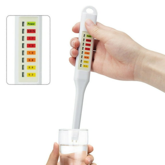 LOLIPPYY Salinity Tester Handheld Meter Portable Salinity Detector for Liquid Testing with ABS Material Assorted Colors