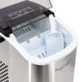 thumbnail image 2 of MegaChef 26 Pound Countertop Bullet Ice Maker in Stainless Steel with Basket and Scoop, 2 of 8