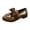 Khaki, variant on Women's Y2K Bow Platform Loafers, Chunky Heel Patent Leather Slip On Shoes, Trendy Casual Footwear for Daily & Party Wear Khaki 42