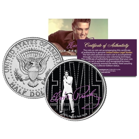 Elvis Presley "Comeback" JFK Kennedy Half Dollar US Coin *Licensed*