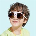 thumbnail image 5 of Gafas de sol de dibujos animados para niños y niñas, lentes polarizadas con forma de Panda, protección UV, juguetes de regalo de cumpleaños, 5 of 5