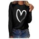 thumbnail image 1 of Blusa de manga larga con cuello redondo suelta informal estampada para mujer Fridja  hj1478, 1 of 5