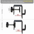 thumbnail image 4 of LinenLoon Door Anchor for Resistance Bands, Heavy Duty Door Anchor Attachment, Workout Door Mount Anchors for Body Weight Straps, Strength Training, Physical Therapy Exercise, Home Gym, 4 of 5