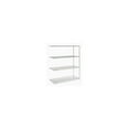 thumbnail image 3 of Nexel Poly-Z-Brite® 5 Tier Wire Shelving Add-On Unit, 60"W x 24"D x 74"H, 3 of 6