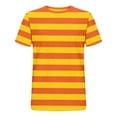 thumbnail image 4 of Klisyaur Men's Striped Shirts Short Sleeve Casual Comfortable Fashion Soft Tee Summer Regular Crew Neck Top, 4 of 4