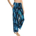 thumbnail image 2 of Disketp Agave Cactu Print Women'S Comfy Pajama Pants Casual Drawstring Palazzo Lounge Wide Leg Pants, 2 of 9
