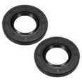 thumbnail image 1 of Sello de Aceite Uxcell, 25mm x 47mm x 7mm Cubierta de Caucho Nitrilo Doble Labio Sello de Eje de Aceite, Negro 2 Pcs, 1 of 5