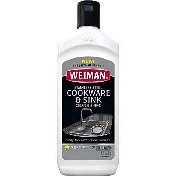 Weiman Stainless Steel Sink and Pots & Pans Cleaner and Polish
