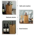 thumbnail image 2 of CIMAXIC Khaki Wine Bottle Bags Reinforced Handles for Better Protection 2Pcs, 2 of 6