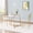 Gold marble white, variant on Dining Table for 2, Compact Round Kitchen Table Set with Chairs, Perfect for Small Spaces, Apartments, and Cozy Breakfast Nooks