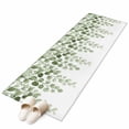 thumbnail image 2 of 2'x6' Rug Runners for Hallways Kitchen, Sage Green Eucalyptus Leaves Non Slip Entryway Beside Floor Carpet Runner, Spring Country Botanical Washable Laundry Room Bedroom Throw Rugs Mat for Family Pet, 2 of 8