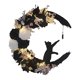 thumbnail image 1 of Corona Puerta Gato Halloween WDOplteas decoraciones Con Luces, 1 of 9