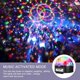thumbnail image 4 of Familia de luz de escenario LED Luz de atmósfera KTV RGB bola mágica colorida control de sonido luz de bola mágica de cristal bluetooth seis colores (Bluetooth + tarjeta) bola mágica grande (con disco U) ER, 4 of 5